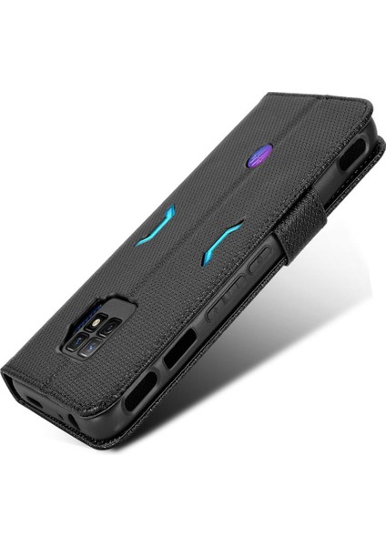 Nubia Kırmızı Sihirli 7 Pro Için Kılıf Kapak Kickstand Kart Tutucu Manyetik Cüzdan (Yurt Dışından)