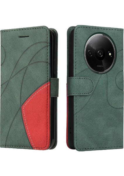 Xiaomi Redmi A3 Için Flip Case Pu Deri Flip Folio Kılıf Kickstand ile (Yurt Dışından)