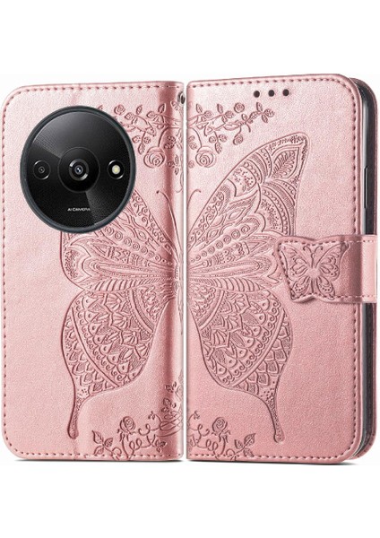 Xiaomi Redmi A3 Kelebek Cüzdan Iş Kanat Çok Renkli (Yurt Dışından)