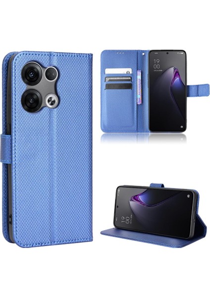 Oppo Oppo 8 Pro 5g Için Kılıf Kapak Manyetik Cüzdan Kickstand Kart Tutucu (Yurt Dışından)