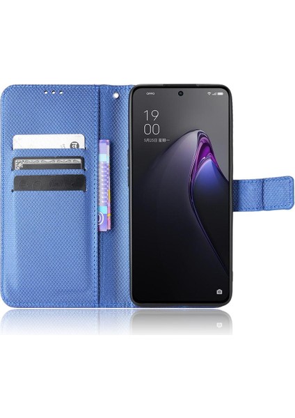 Oppo Oppo 8 Pro 5g Için Kılıf Kapak Manyetik Cüzdan Kickstand Kart Tutucu (Yurt Dışından)