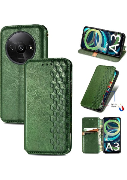 Xiaomi Redmi A3 Kılıf Için Kılıf Moda Tasarım Kapak Çevirin Cüzdan (Yurt Dışından) indirimleri