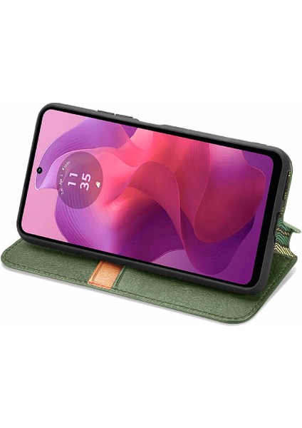 Motorola Moto G24 Zarif Iş Moda Tasarım Cüzdan Kılıf (Yurt Dışından) fiyatları