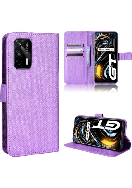 Realme Gt Neo 5g Için Kılıf Kapak Kickstand Kart Tutucu Manyetik Cüzdan (Yurt Dışından)