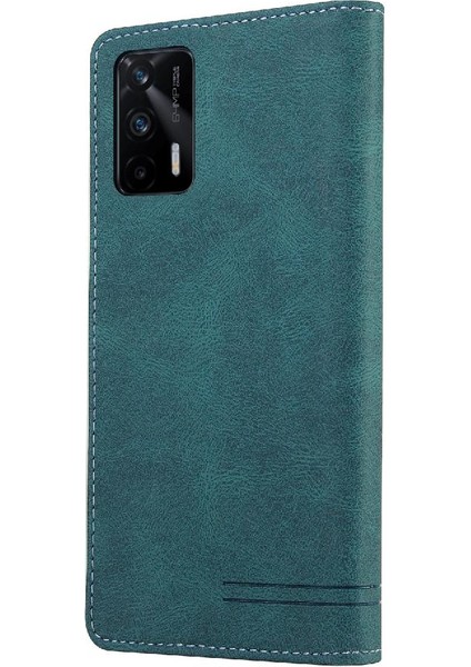 Realme Gt 5g Iki Kart Yuvaları Için Kılıf Kickstand Premium Deri Premium (Yurt Dışından) fırsatları