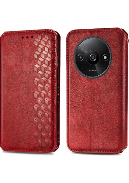 Xiaomi Redmi A3 Kılıf Için Kılıf Moda Tasarım Kapak Çevirin Cüzdan (Yurt Dışından)