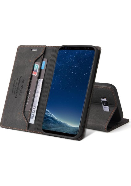 Samsung Galaxy S8 Kickstand Premium Deri Premium Deri Kılıf (Yurt Dışından) fırsatları