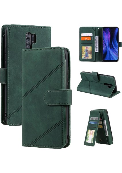 Xiaomi Redmi 9/9 Başbakan Kart Tutucu Için Kickstand Cüzdan Çevir Folio Pu (Yurt Dışından)