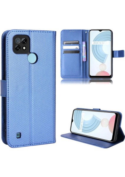 Realme C21 Kart Tutucu Kapak Manyetik Cüzdan Kickstand Için Kılıf (Yurt Dışından) fiyatları