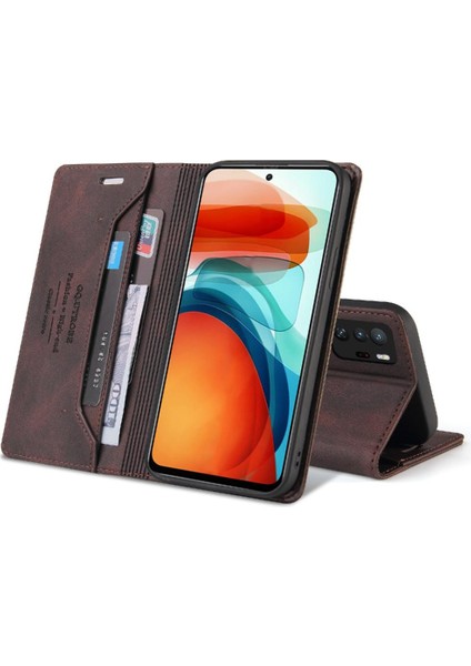 Xıaomı Redmi Not 10 Için Kılıf 5g Premium Deri Iki Kart Yuvaları Prim (Yurt Dışından) modelleri