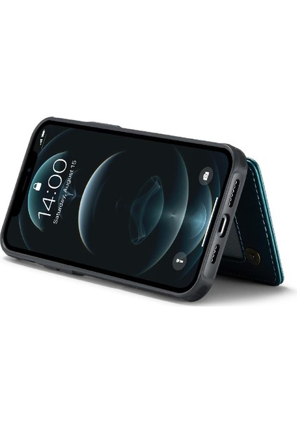 IPhone 12 Pro Max Rfıd Engelleme Kart Tutucu Pu Için Caseme Cüzdan Kılıf (Yurt Dışından)