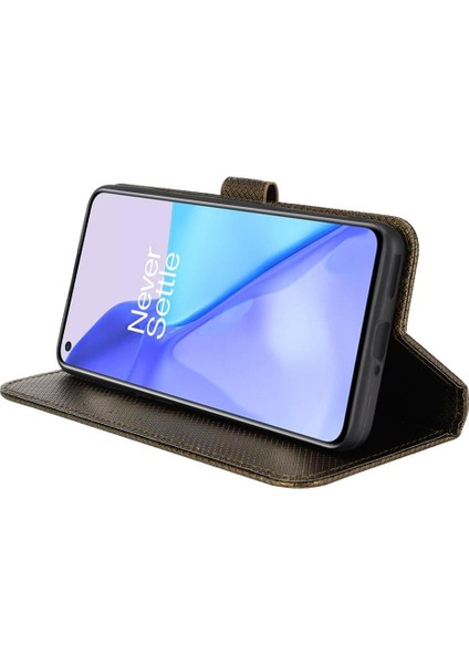 Oneplus 9 Kickstand Kapak Manyetik Cüzdan Kart Tutucu Için Kılıf (Yurt Dışından)