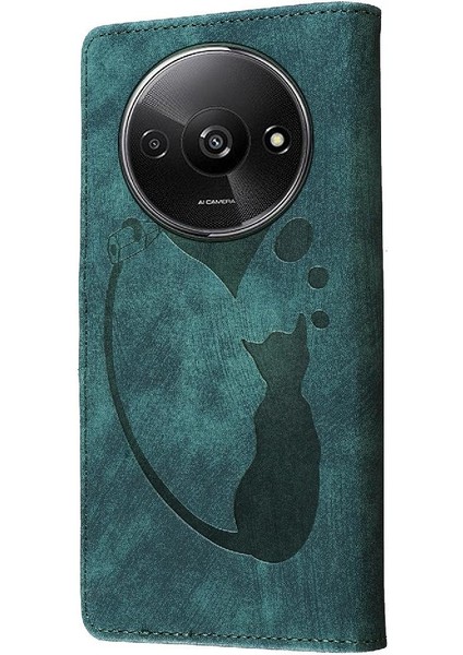 Xiaomi Redmi A3 Cüzdan Durumda Kabartmalı Sevimli Kedi Kartı Cep (Yurt Dışından) indirimleri