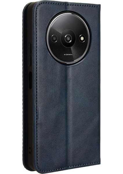 Xiaomi Poco C61 Cüzdan Manyetik Kapatma Pu Deri Kılıf (Yurt Dışından)
