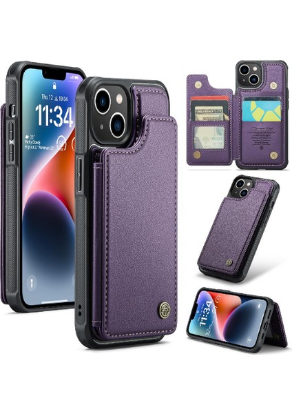 IPhone 14 Için Caseme Cüzdan Durumda Pu Deri Kickstand Ince Darbeye (Yurt Dışından) indirimleri