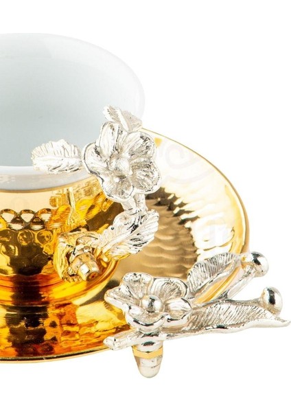 Bakır Kahve Fincanı Nikel Japon Gülü Kahve Fincanı Altın fiyatları