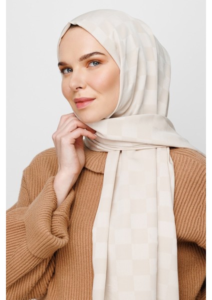 Dama Desen Ipeksi Jakar Şal