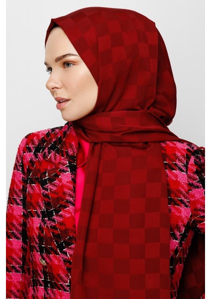 Dama Desen Ipeksi Jakar Şal