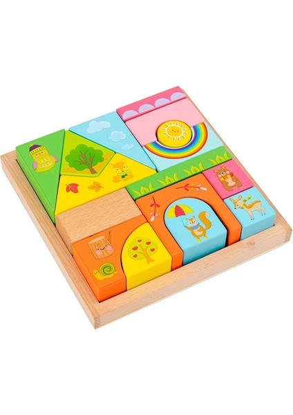 Suntek Bebek 2+ Çocuklar Okul Öncesi Için 16 Parça Ahşap (Yurt Dışından)