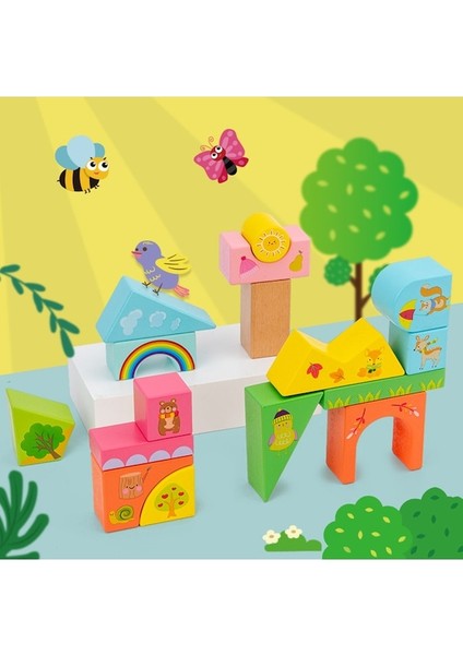 Suntek Bebek 2+ Çocuklar Okul Öncesi Için 16 Parça Ahşap (Yurt Dışından)