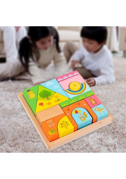Suntek Bebek 2+ Çocuklar Okul Öncesi Için 16 Parça Ahşap (Yurt Dışından)