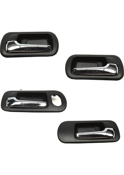 Honda Civic Krom Iç Kapı Kol Set 4 Adet 2003-2005