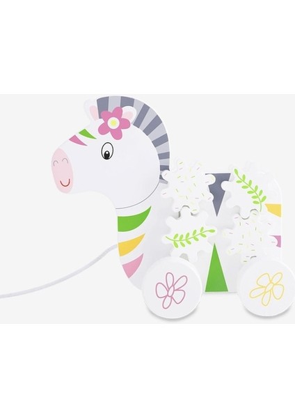 Onshine Ahşap Mekanik Dişli Dönen Yapı Baba Çocuklar Eğitim Oyuncakları Sürükleme Pony (Yurt Dışından)