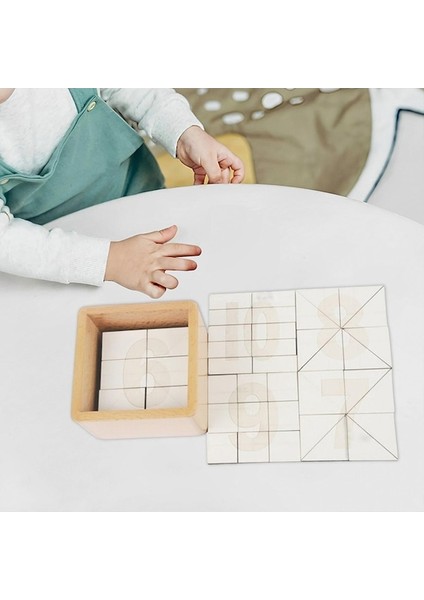 Suntek 4 5 Yaş Doğum Günü Hediyesi Için Ahşap Geometri (Yurt Dışından)
