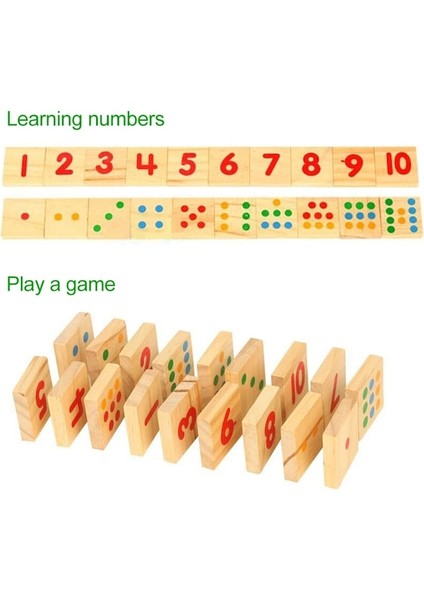 Hallow-Ahşap Matematik Oyun Tahtası Numarası Bulmaca Sıralama,çok Renkli (Yurt Dışından)