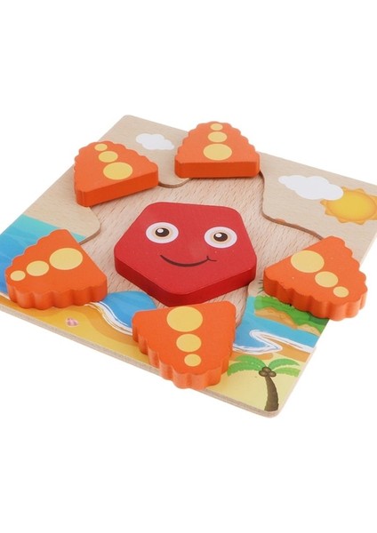 Suntek Montessori Ahşap 3D Hayvanlar Bilmecenin Kurulu Çocuk (Yurt Dışından)