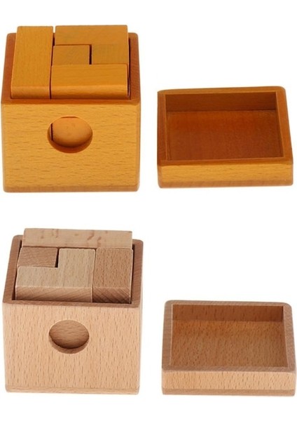 Suntek 7x Ahşap Bulmaca Zeka Oyunları Oyuncak 3D Rus Blokları (Yurt Dışından)