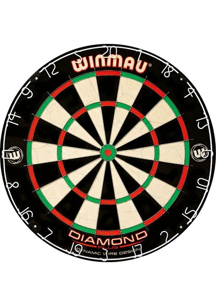 Profesyonel Dart Seti (Winmau Diamond Plus Dart Board ve Kabin)