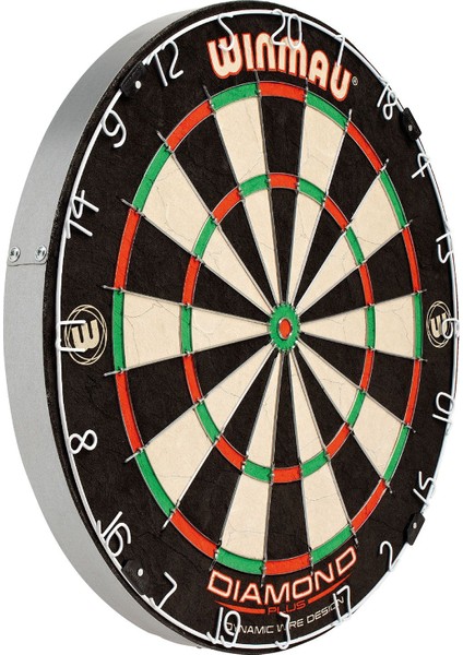 Profesyonel Dart Seti (Winmau Diamond Plus Dart Board ve Kabin)