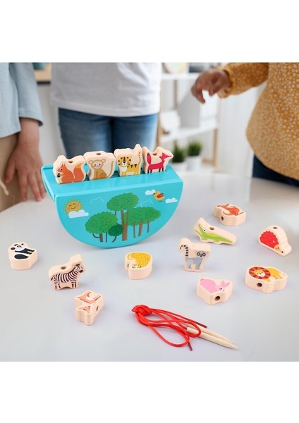 Suntek Ahşap Hayvan Istifleme Blokları Dengeleme Playset Diş (Yurt Dışından) fiyatları