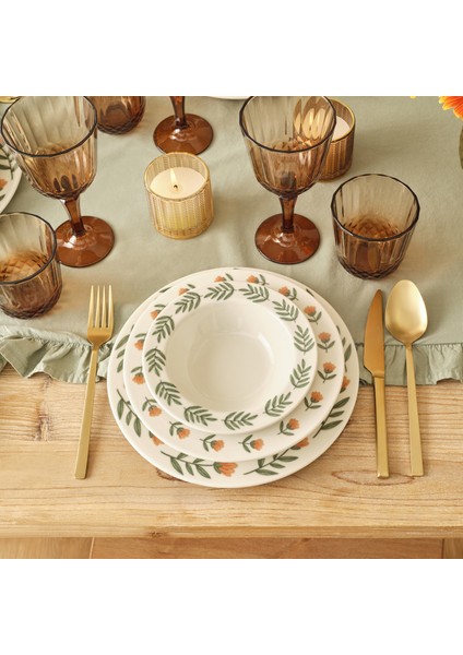 Adalie Stoneware 24 Parça 6 Kişilik Yemek Takımı