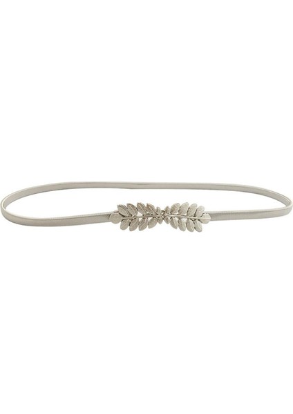 Mod Metalen Skinny Bloem Bladvorm Ketting Riemen Voor Vrouwen Tasarımcı Elastische Broeksbanden Dames Meisjes Bandjes Riem Bands Vrouwelijke (Yurt Dışından)