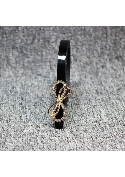 2022 Yüksek Kaliteli Yay Tokası Bayanlar Rugan Elbise Dekoratif Rhinestones Küçük Ince Kemerler Kadınlar Için Lüks Tasarımcı Marka (Yurt Dışından) indirimleri