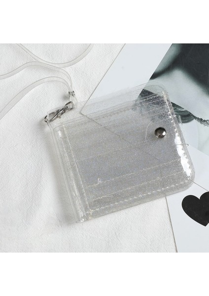 Kadın Çanta Pvc Şeffaf Şeffaf Jöle Çanta Mini Para Cüzdan Kart Sahibinin Temizle Cüzdan Bayan Çanta Cüzdan Jöle Kart Sahibinin (Yurt Dışından) fiyatları