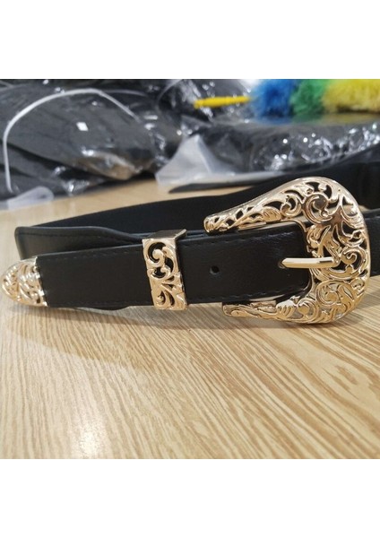 [ewq]-女性用の大きなウエストベルト,バックル付きのヴィンテージスタイル,ゴールドカラー,伸縮性,セクシー,中空 (Yurt Dışından) modelleri