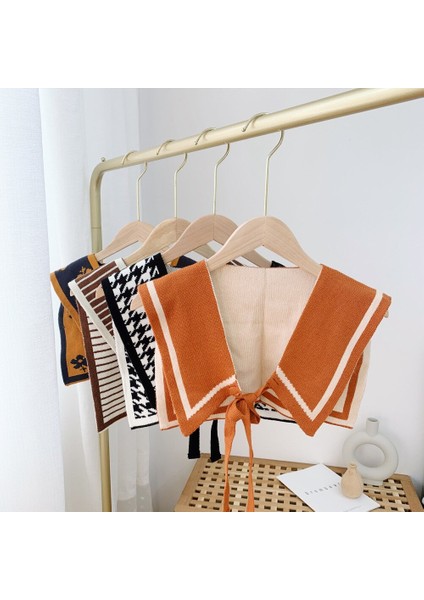 Kadınlar Için 2022 Yaka Düz Renk Örme Yanlış Yaka Gömlek Ayrılabilir Yaka Yaz Yaka Şal Omuz Wrap Dekor (Yurt Dışından) fiyatları