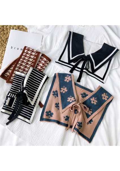 Kadınlar Için 2022 Yaka Düz Renk Örme Yanlış Yaka Gömlek Ayrılabilir Yaka Yaz Yaka Şal Omuz Wrap Dekor (Yurt Dışından) modelleri