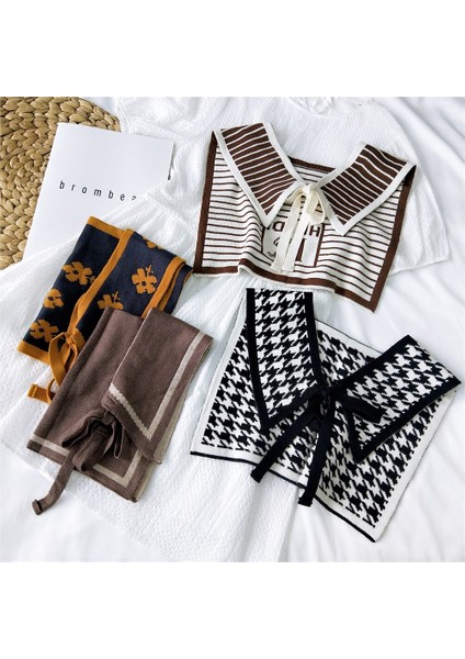 Kadınlar Için 2022 Yaka Düz Renk Örme Yanlış Yaka Gömlek Ayrılabilir Yaka Yaz Yaka Şal Omuz Wrap Dekor (Yurt Dışından) fırsatları