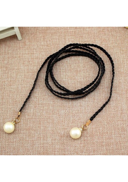 Geniş Kadın Kadın Bel Kemeri Siyah Kanvas Kemer Grommet Delik Toka Kemer Kot Bel Kemeri Yuvarlak Aşk Kalp Kare Kemer (Yurt Dışından)