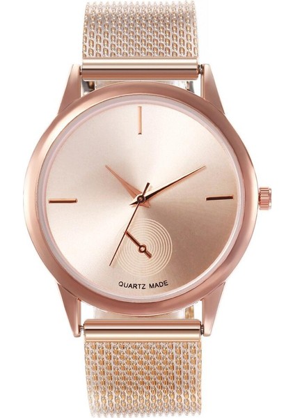 Kadın Saati Kore Tarzı Zarif Yaratıcı Plastik Örgü Kayış Kuvars Izle Kadın Saati Relojes Para Mujer (Yurt Dışından)