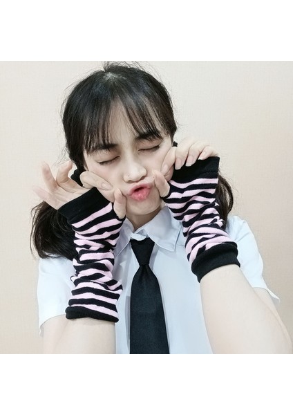 Örme Ins Rüzgar Kollu Çizgili Kollu Trend Sıcak Güneş Kremi Kol Kollu Uzun Dirsek Koruyucuları Erkekler ve Kadınlar Kılıf Kapak Yaraları (Yurt Dışından) modelleri