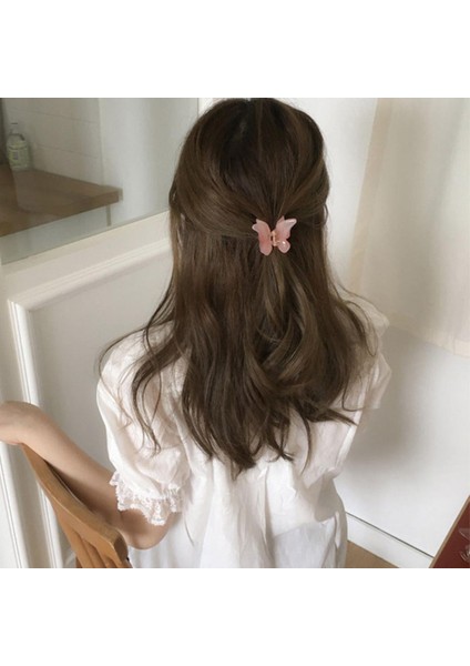 Asetat Esin Hava Pençe Tatlı Peri Erfly Airpin Klip Renkli Şekillendirici Ools Arrettes Kadın S Için (Yurt Dışından)