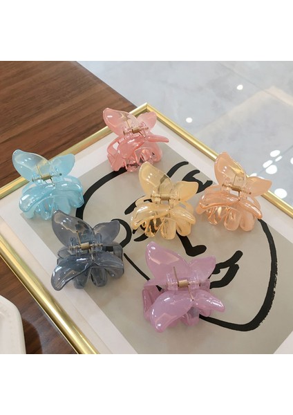 Asetat Esin Hava Pençe Tatlı Peri Erfly Airpin Klip Renkli Şekillendirici Ools Arrettes Kadın S Için (Yurt Dışından) fiyatları