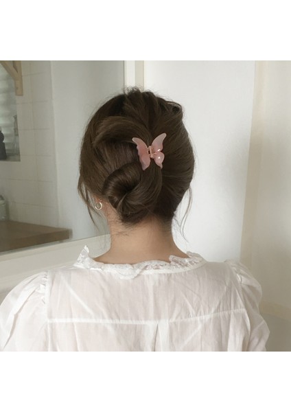 Asetat Esin Hava Pençe Tatlı Peri Erfly Airpin Klip Renkli Şekillendirici Ools Arrettes Kadın S Için (Yurt Dışından) indirimleri