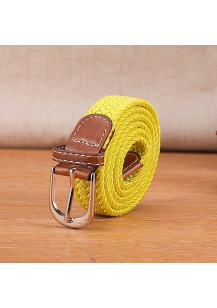 Yeni Moda Çok Yönlü Kanvas Erkek Kadın Kemer Metal Toka Elastik Örgülü Elastik Kemer Yüksek Kaliteli Tasarımcı Kemerleri Erkekler (Yurt Dışından) modelleri