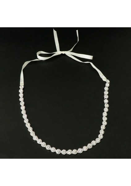 Düğün Parti Balo Abiye Için Rhinestone Kuşak Kemer Gelin Bel Zinciri (Yurt Dışından)